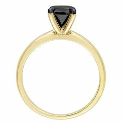 Stella Grace 14k Gold 1 Carat T.W Black Diamond Cushion Solitaire Ring 6 Stella Grace 14k Gold 1 Carat T.W Black Diamond Cushion Solitaire Ring -Stella Grace Sales unnamed file 5860