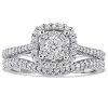 Stella Grace 10k White Gold 5/8 Carat T.W Diamond Engagement Ring Set