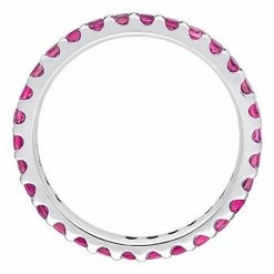 Stella Grace 10k White Gold Pink Tourmaline Eternity Ring -Stella Grace Sales unnamed file 5931