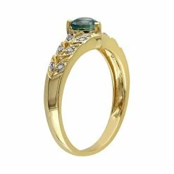 Stella Grace Green Sapphire & Diamond Accent 10k Gold Heart Ring 3 Stella Grace Green Sapphire & Diamond Accent 10k Gold Heart Ring -Stella Grace Sales unnamed file 5982