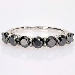 Stella Grace 10k White Gold 1 3/4 Carat T.W. Black Diamond Semi-Eternity Ring 11 Stella Grace 10k White Gold 1 3/4 Carat T.W. Black Diamond Semi-Eternity Ring -Stella Grace Sales unnamed file 6021