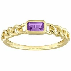 Stella Grace 10k Gold Amethyst Link Ring