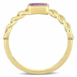 Stella Grace 10k Gold Amethyst Link Ring 6 Stella Grace 10k Gold Amethyst Link Ring -Stella Grace Sales unnamed file 6040