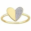 Stella Grace 10k Gold 1/10 Carat T.W. Diamond Heart Ring