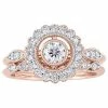 Stella Grace 10k Rose Gold 3/4 Carat T.W. Diamond Bridal Set Ring