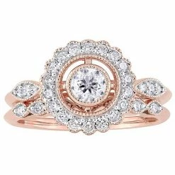 Stella Grace 10k Rose Gold 3/4 Carat T.W. Diamond Bridal Set Ring