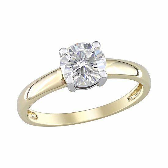 Stella Grace 14k Gold Lab-Created Moissanite Solitaire Engagement Ring 1 Stella Grace 14k Gold Lab-Created Moissanite Solitaire Engagement Ring