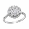 Stella Grace 10k White Gold 1 Carat T.W. Diamond Halo Engagement Ring