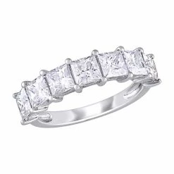 Stella Grace 10k White Gold Lab-Created Moissanite Engagement Ring