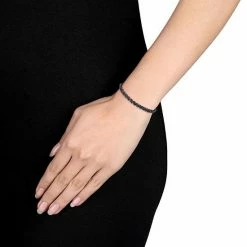 Stella Grace Black Rhodium Over Silver 1 Carat T.W. Black Diamond Tennis Bracelet -Stella Grace Sales unnamed file 6259