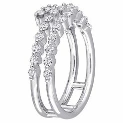 Stella Grace Platinum Over Sterling Silver 5/8 Carat T.W. Lab-Grown Diamond Swirl Ring 5 Stella Grace Platinum Over Sterling Silver 5/8 Carat T.W. Lab-Grown Diamond Swirl Ring -Stella Grace Sales unnamed file 6273