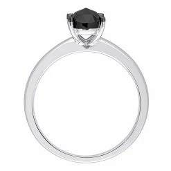 Stella Grace 10k White Gold 1 Carat T.W. Black Diamond Solitaire Engagement Ring 11 Stella Grace 10k White Gold 1 Carat T.W. Black Diamond Solitaire Engagement Ring -Stella Grace Sales unnamed file 6284