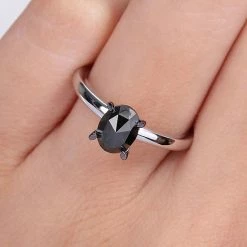 Stella Grace 10k White Gold 1 Carat T.W. Black Diamond Solitaire Engagement Ring 17 Stella Grace 10k White Gold 1 Carat T.W. Black Diamond Solitaire Engagement Ring -Stella Grace Sales unnamed file 6290