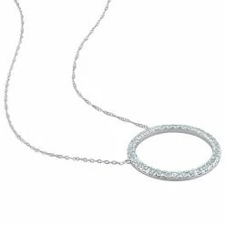 Stella Grace 10k White Gold Aquamarine Circle Pendant Necklace 6 Stella Grace 10k White Gold Aquamarine Circle Pendant Necklace -Stella Grace Sales unnamed file 6317