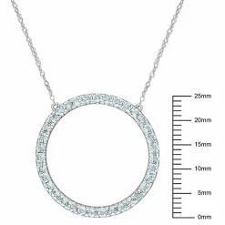 Stella Grace 10k White Gold Aquamarine Circle Pendant Necklace 7 Stella Grace 10k White Gold Aquamarine Circle Pendant Necklace -Stella Grace Sales unnamed file 6318