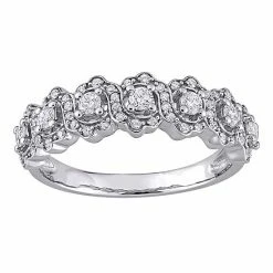 Stella Grace 10k White Gold 1/2 Carat T.W. Diamond Ring
