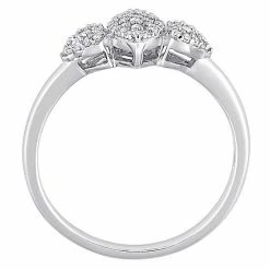 Stella Grace Sterling Sliver 1/5 Carat T.W. Diamond Cluster Ring -Stella Grace Sales unnamed file 6334