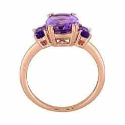 Stella Grace 14k Rose Gold Amethyst 3-Stone Ring -Stella Grace Sales unnamed file 6356