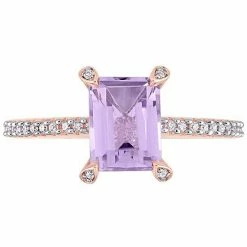 Stella Grace 10k Rose Gold 1/10 Carat T.W. Diamond & Rose De France Ring 11 Stella Grace 10k Rose Gold 1/10 Carat T.W. Diamond & Rose De France Ring -Stella Grace Sales unnamed file 6384