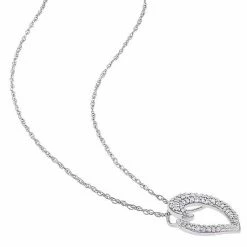 Stella Grace 10k White Gold 1/4 Carat T.W. Diamond Necklace 8 Stella Grace 10k White Gold 1/4 Carat T.W. Diamond Necklace -Stella Grace Sales unnamed file 6393