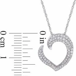Stella Grace 10k White Gold 1/4 Carat T.W. Diamond Necklace 11 Stella Grace 10k White Gold 1/4 Carat T.W. Diamond Necklace -Stella Grace Sales unnamed file 6396
