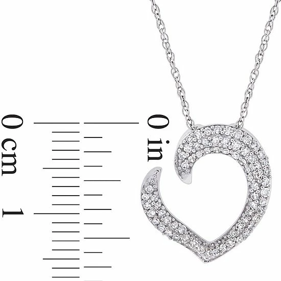 Stella Grace 10k White Gold 1/4 Carat T.W. Diamond Necklace 6 Stella Grace 10k White Gold 1/4 Carat T.W. Diamond Necklace - Image 6