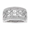Stella Grace 10k White Gold 1/2 Carat T.W. Diamond Openwork Ring
