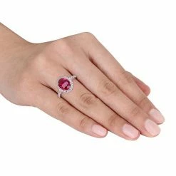 Stella Grace 10k White Gold Lab-Created Ruby & Lab-Created White Sapphire Halo Engagement Ring 7 Stella Grace 10k White Gold Lab-Created Ruby & Lab-Created White Sapphire Halo Engagement Ring -Stella Grace Sales unnamed file 640