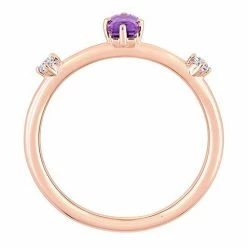Stella Grace 10k Rose Gold Amethyst & White Topaz Stackable Ring 12 Stella Grace 10k Rose Gold Amethyst & White Topaz Stackable Ring -Stella Grace Sales unnamed file 6447