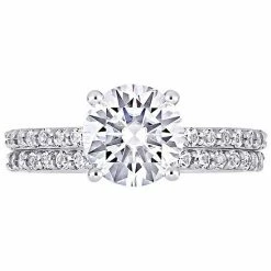 Stella Grace 10k White Gold Lab-Created White Sapphire Engagement Ring Set 10 Stella Grace 10k White Gold Lab-Created White Sapphire Engagement Ring Set -Stella Grace Sales unnamed file 653
