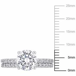 Stella Grace 10k White Gold Lab-Created White Sapphire Engagement Ring Set 11 Stella Grace 10k White Gold Lab-Created White Sapphire Engagement Ring Set -Stella Grace Sales unnamed file 654