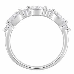 Stella Grace Platinum Over Sterling Silver 3/5 Carat T.W Lab-Grown Diamond Stacking Ring 4 Stella Grace Platinum Over Sterling Silver 3/5 Carat T.W Lab-Grown Diamond Stacking Ring -Stella Grace Sales unnamed file 6545