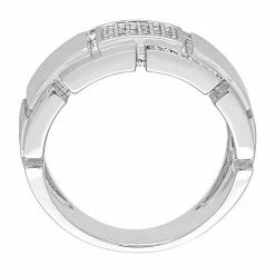 Stella Grace Men's Sterling Silver 1/4 Carat T.W. Diamond Ring -Stella Grace Sales unnamed file 6664