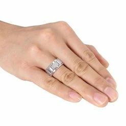 Stella Grace Men's Sterling Silver 1/4 Carat T.W. Diamond Ring -Stella Grace Sales unnamed file 6665