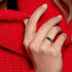 Stella Grace 10k White Gold 1 1/4 Carat T.W. Oval Black Diamond Semi-Eternity Ring 19 Stella Grace 10k White Gold 1 1/4 Carat T.W. Oval Black Diamond Semi-Eternity Ring -Stella Grace Sales unnamed file 6742