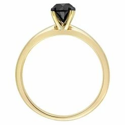 Stella Grace 14k Gold 3/4 Carat T.W Black Diamond Solitaire Ring -Stella Grace Sales unnamed file 6779