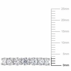 Stella Grace Sterling Silver Lab-Created Moissanite Anniversary Ring -Stella Grace Sales unnamed file 68