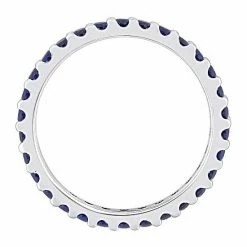 Stella Grace 10k White Gold Lab-Created Sapphire Eternity Ring 11 Stella Grace 10k White Gold Lab-Created Sapphire Eternity Ring -Stella Grace Sales unnamed file 6843