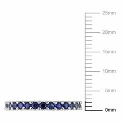 Stella Grace 10k White Gold Lab-Created Sapphire Eternity Ring 12 Stella Grace 10k White Gold Lab-Created Sapphire Eternity Ring -Stella Grace Sales unnamed file 6844