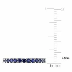 Stella Grace 10k White Gold Lab-Created Sapphire Eternity Ring 13 Stella Grace 10k White Gold Lab-Created Sapphire Eternity Ring -Stella Grace Sales unnamed file 6845