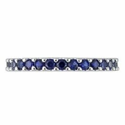 Stella Grace 10k White Gold Lab-Created Sapphire Eternity Ring 14 Stella Grace 10k White Gold Lab-Created Sapphire Eternity Ring -Stella Grace Sales unnamed file 6846