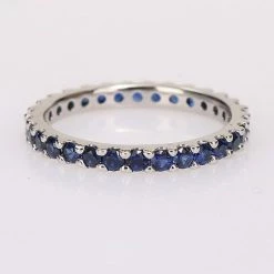 Stella Grace 10k White Gold Lab-Created Sapphire Eternity Ring 15 Stella Grace 10k White Gold Lab-Created Sapphire Eternity Ring -Stella Grace Sales unnamed file 6847