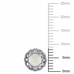 Stella Grace 10K White Gold Opal Flower Stud Earrings 8 Stella Grace 10K White Gold Opal Flower Stud Earrings -Stella Grace Sales unnamed file 6885