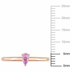 Stella Grace 10k Rose Gold Pear Shaped Pink Sapphire Stackable Ring 14 Stella Grace 10k Rose Gold Pear Shaped Pink Sapphire Stackable Ring -Stella Grace Sales unnamed file 6950
