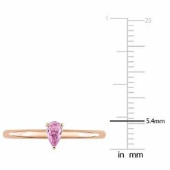 Stella Grace 10k Rose Gold Pear Shaped Pink Sapphire Stackable Ring 15 Stella Grace 10k Rose Gold Pear Shaped Pink Sapphire Stackable Ring -Stella Grace Sales unnamed file 6951