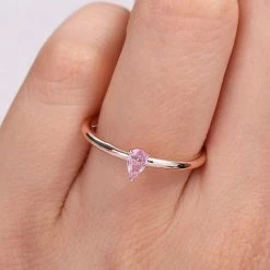 Stella Grace 10k Rose Gold Pear Shaped Pink Sapphire Stackable Ring 16 Stella Grace 10k Rose Gold Pear Shaped Pink Sapphire Stackable Ring -Stella Grace Sales unnamed file 6952
