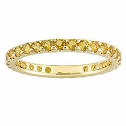 Stella Grace 10k Gold Citrine Eternity Ring