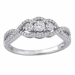 Stella Grace 10k White Gold 1/2 Carat T.W. Diamond Ring