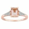 Stella Grace 10k Rose Gold Morganite & Diamond Accent Engagement Ring