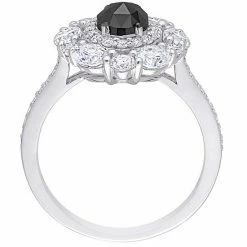 Stella Grace 10k White Gold 3/4 Carat T.W. Oval Black Diamond & 1 3/4 Carat T.W. Lab-Created Moissanite Engagement Ring 7 Stella Grace 10k White Gold 3/4 Carat T.W. Oval Black Diamond & 1 3/4 Carat T.W. Lab-Created Moissanite Engagement Ring -Stella Grace Sales unnamed file 7213